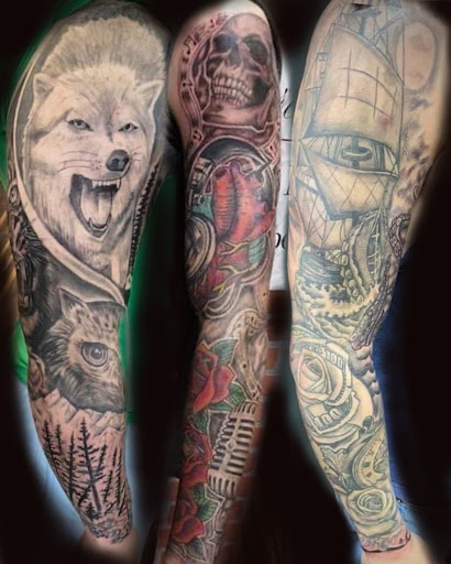 Explore viking warrior tattoo ideas, creative tattoo ideas in Bainbridge, available at Bainbridge Tattoo Company