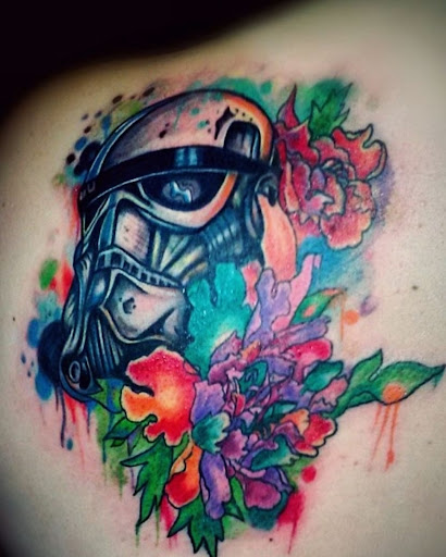 Explore tattoo ideas for men chest, creative tattoo ideas in Benton, available at Spectrum Tattoo