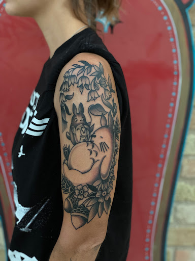 Explore symbolic family tattoo ideas, creative tattoo ideas in San Marcos, available at Lonely Hearts Club TX