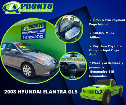 Used Car Dealer «Pronto Auto Sales», reviews and photos, 2545 Lafayette Rd, Indianapolis, IN 46222, USA