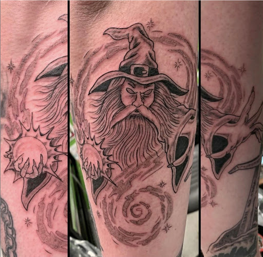 Explore grandfather tattoo ideas, creative tattoo ideas in League City, available at Zen Body Art & Adornment Tattoo Shop