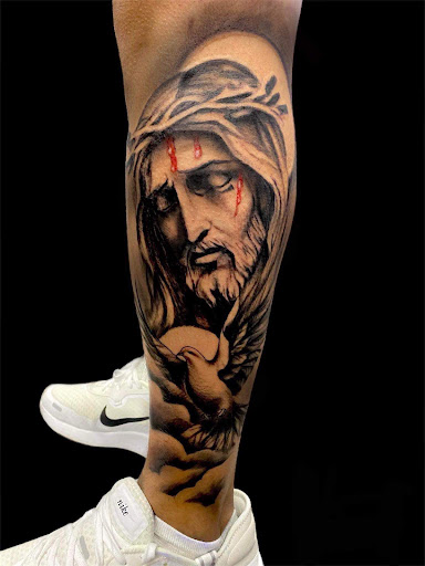 Explore half moon tattoo ideas, creative tattoo ideas in Dallas, available at Refined Ink Tattoo Studio