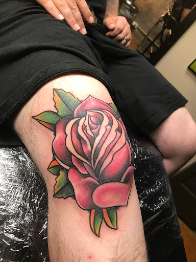 Explore barbed wire tattoo ideas, creative tattoo ideas in High Point, available at 21 Aces Tattoo Co.