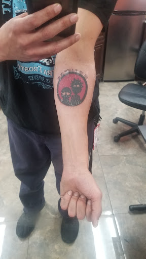 Explore chest and stomach tattoo ideas, creative tattoo ideas in Colton, available at knuckleheads tattoo