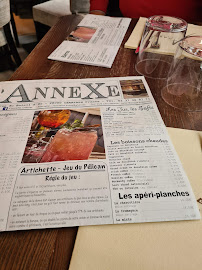 Brasserie L'AnneXe à Chartres carte