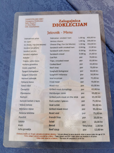 Broj telefona Zalogajnica Dioklecijan