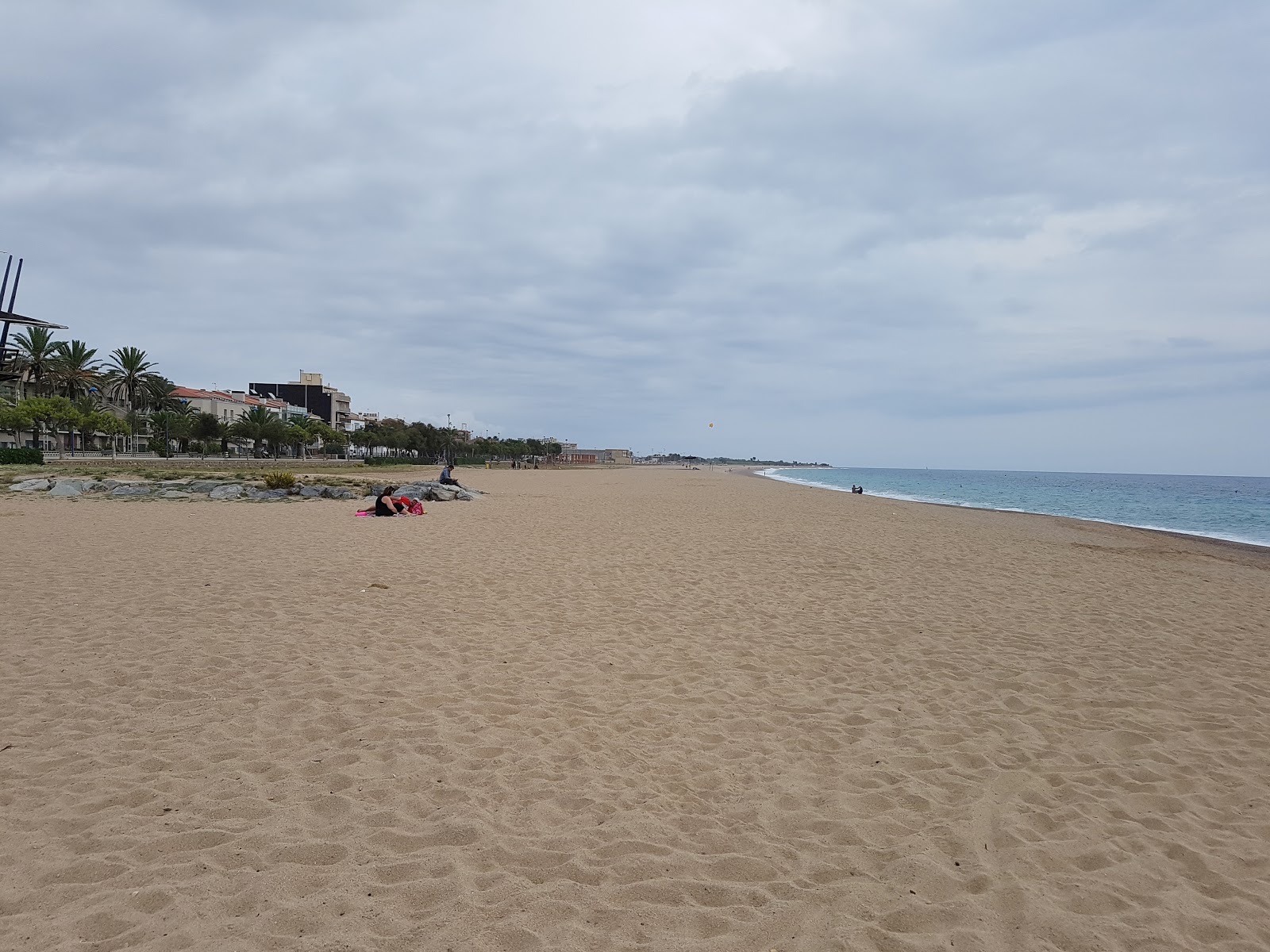 Fotografie cu Platja Malgrat cu nivelul de curățenie înalt