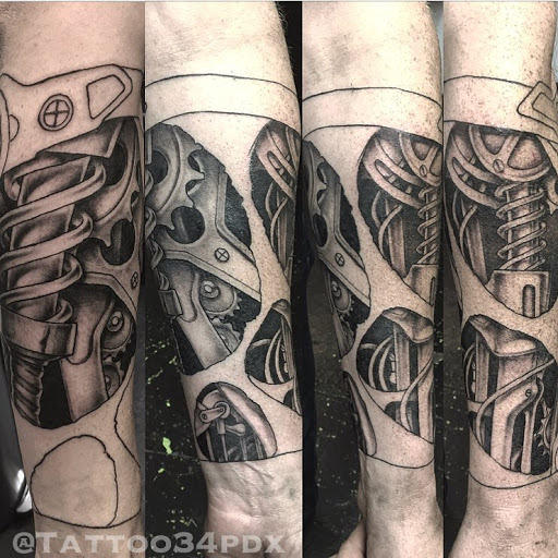 Explore marine corps tattoo ideas, creative tattoo ideas in Portland, available at Tattoo 34