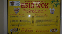 Carte du Asia Wok à Zschopau