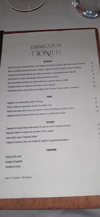 L'Ebbrezza di Teonilla à Naples carte