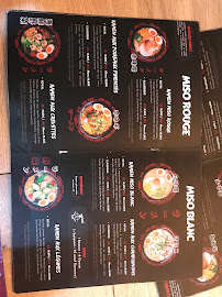 Restaurant de nouilles (ramen) Naruto Ramen à Paris (la carte)