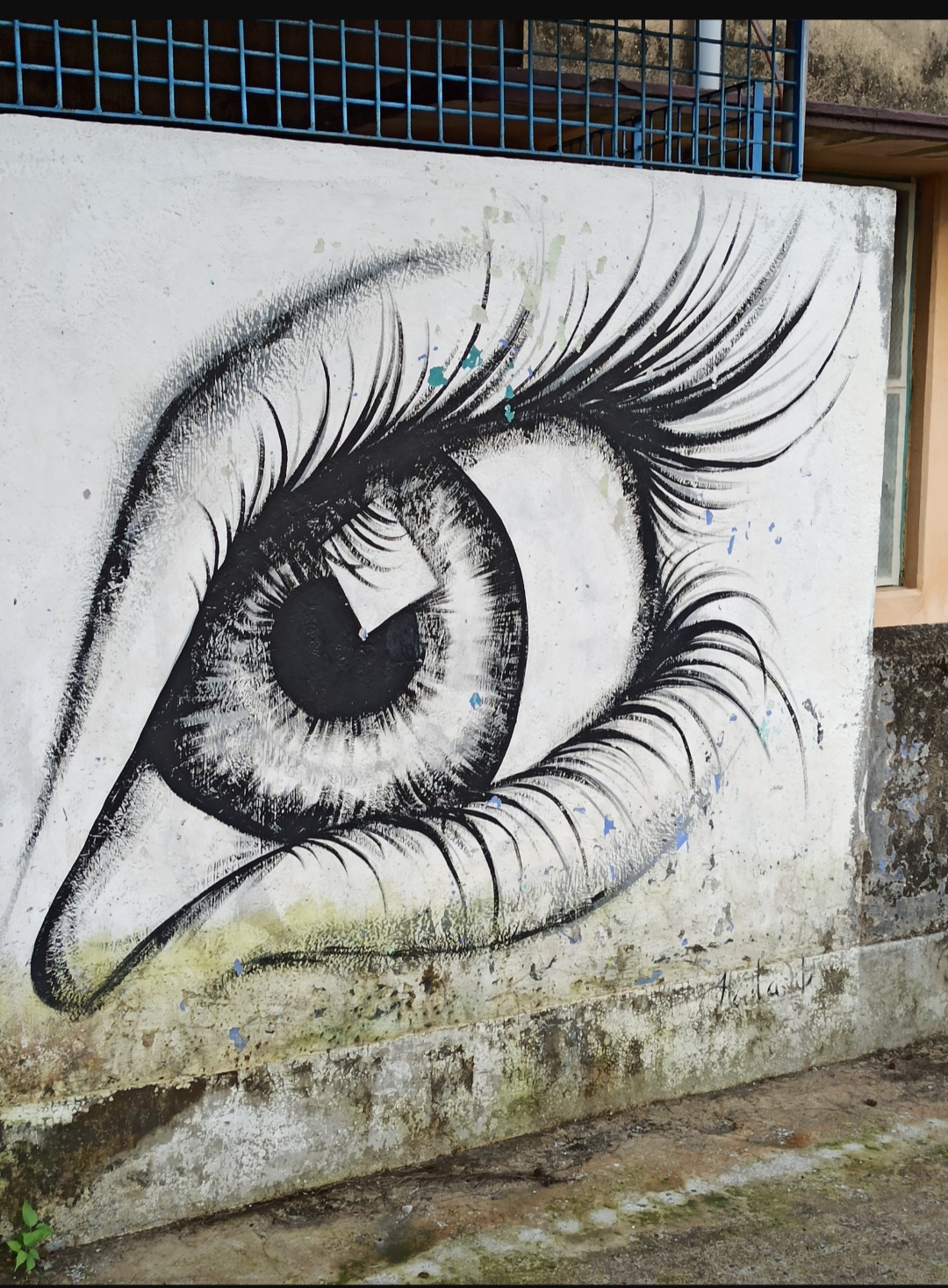 Wall painting of Eye