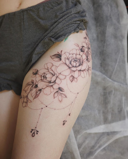 Explore anxiety tattoo ideas, creative tattoo ideas in Orange, available at Baron Art Tattoo