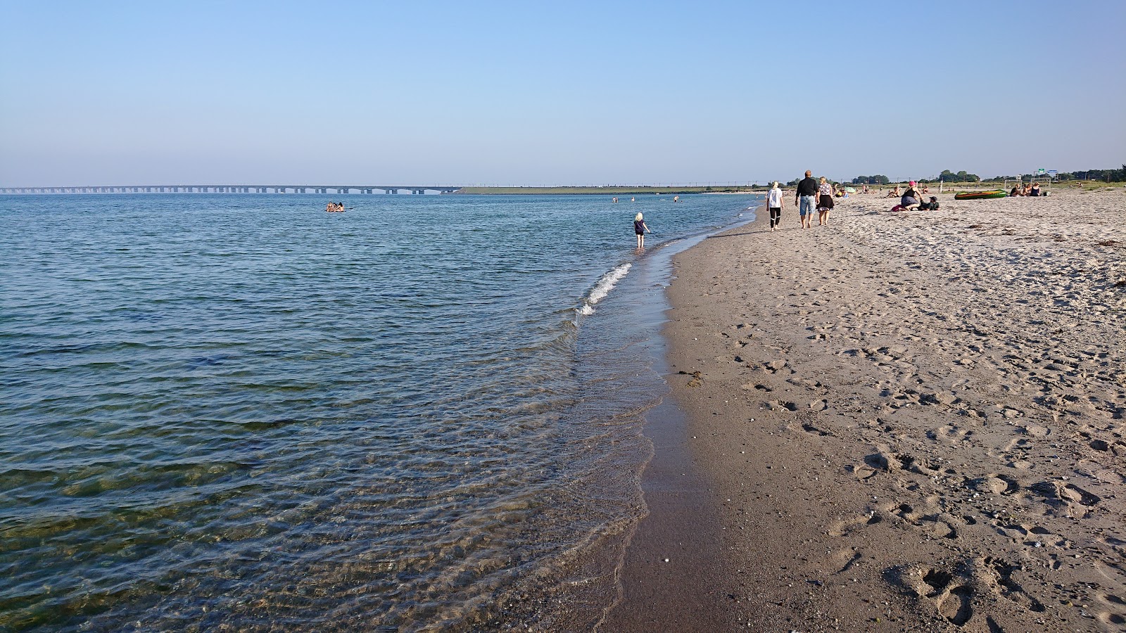 Fotografija Nyborg Beach z svetel pesek površino