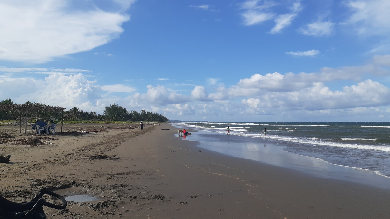 Fotografija Playa Jicacal Pajapan z svetel pesek površino