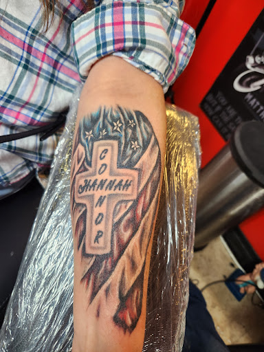 Explore beautiful disaster tattoo ideas, creative tattoo ideas in Spartanburg, available at Lucky Dice Tattoo Shop Spartanburg