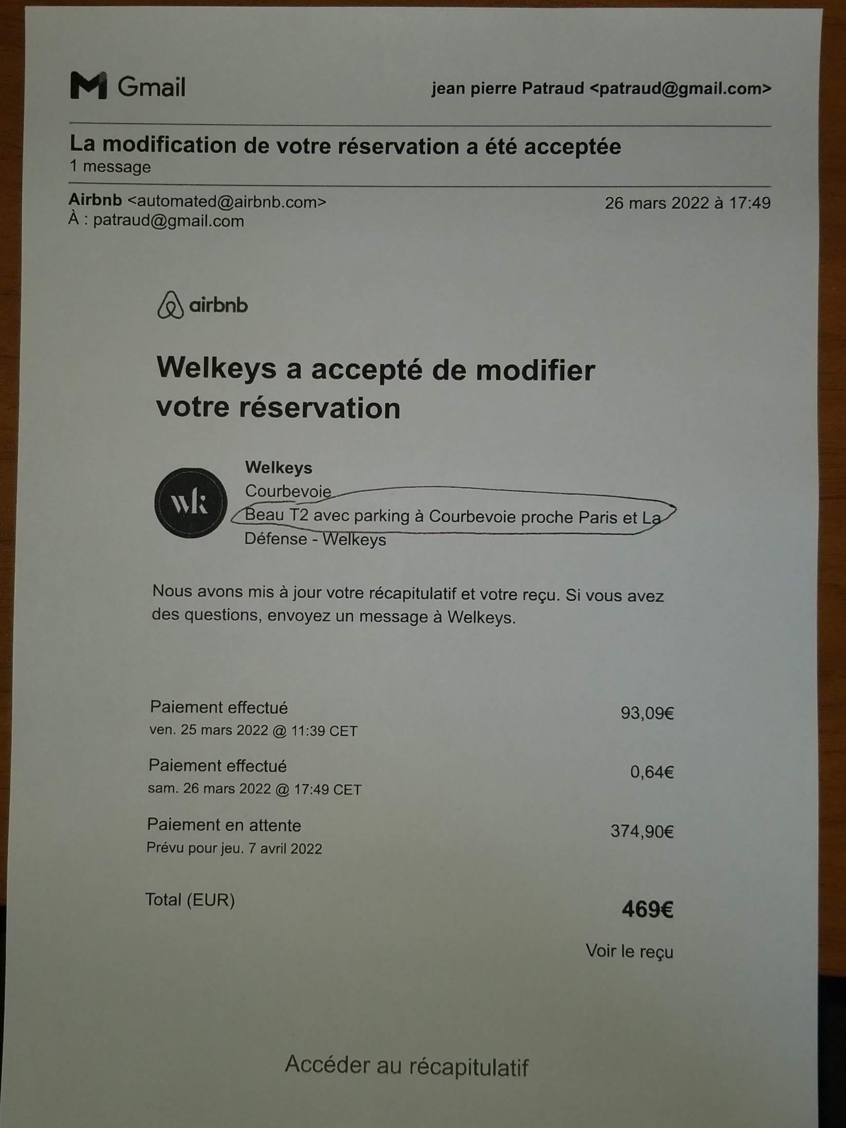 Photo n° 1 de l'avis de jean.i fait le 26/04/2022 à 07:21