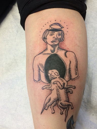 Explore word tattoo ideas for women, creative tattoo ideas in New Kensington, available at BLUE HERMIT TATTOO