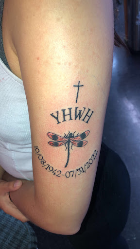 Explore knife tattoo ideas, creative tattoo ideas in Savannah, available at Tramp Art Studios