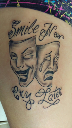Explore depressing tattoo ideas, creative tattoo ideas in Hamilton, available at Glass Ink Tattoo