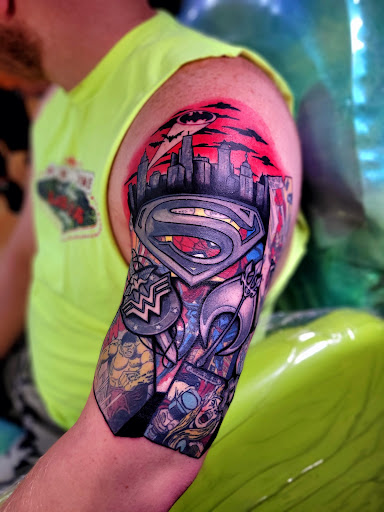 Explore grandchildren tattoos ideas, creative tattoo ideas in Benton, available at Spectrum Tattoo