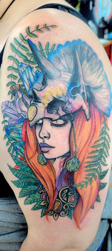 Explore tattoo ideas half sleeve men, creative tattoo ideas in Benton, available at Spectrum Tattoo