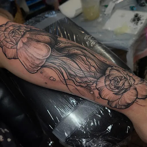 Explore back tattoos for men ideas, creative tattoo ideas in Valdosta, available at Acid Ink Tattoos