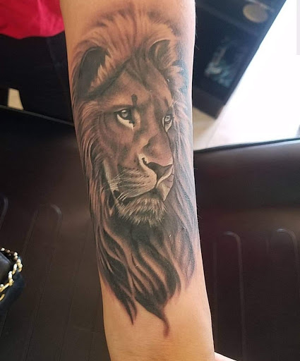 Explore flower tattoo ideas for men, creative tattoo ideas in Venice, available at Ink Monkey Tattoo and Piercing