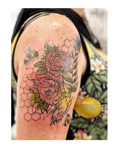 Explore cover up wrist tattoo ideas, creative tattoo ideas in Moline, available at ARTIST AIMEE TATTOOS - AF Tattoo Studio