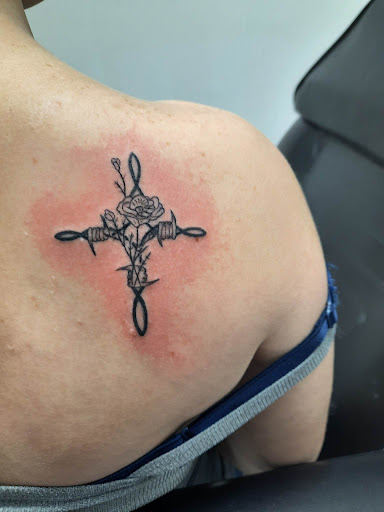 Explore tank tattoo ideas, creative tattoo ideas in Salem, available at Outwest Tattoo and body piercing ,30 years of tattooing,only life time guarantee