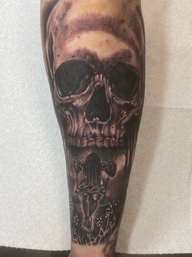 Explore foot print tattoo ideas, creative tattoo ideas in Aurora, available at Primal Tattoo and Piercing