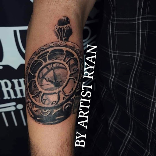 Find time tattoo ideas for your next unique tattoo in Zephyrhills at MAIN STREET INK TATTOOS