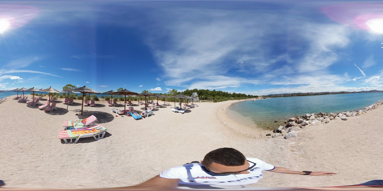 Foto van Solaris beach met turquoise puur water oppervlakte