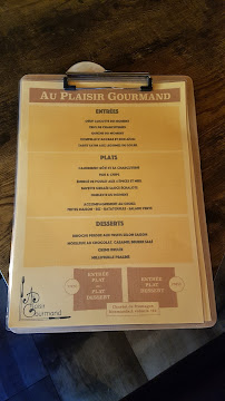 Au Plaisir Gourmand à Criquetot-l'Esneval menu