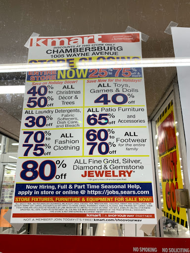 Discount Store «Kmart», reviews and photos, 1005 Wayne Ave, Chambersburg, PA 17201, USA