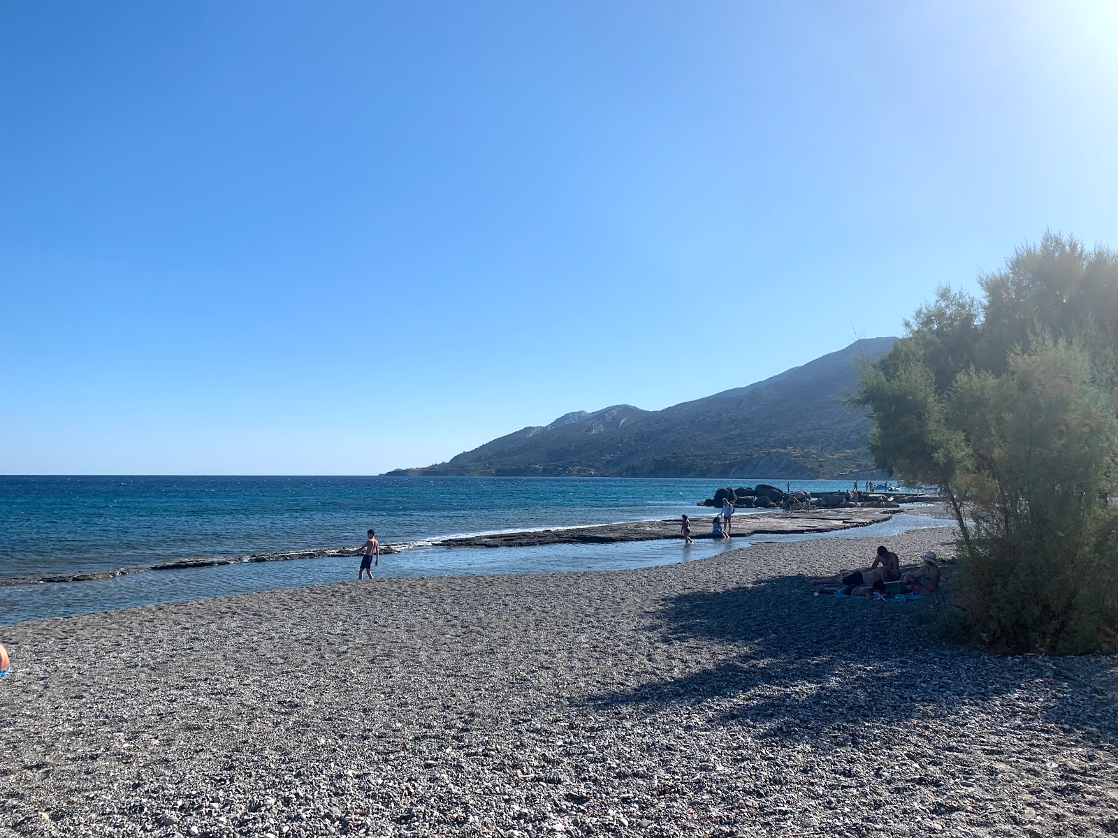 Foto von Paralia Faros mit teilweise sauber Sauberkeitsgrad