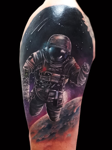 Explore pentagram tattoo ideas, creative tattoo ideas in Hialeah, available at Ink Demons