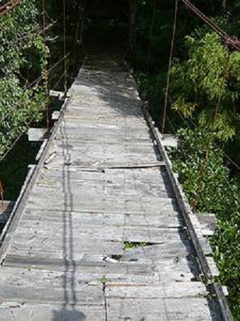 中村の吊橋