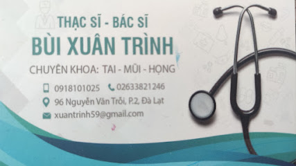 Phòng khám Tai Mũi Họng Đà Lạt - Th.S BS Bùi Xuân Trình. Ear-Nose-Throat Clinic.