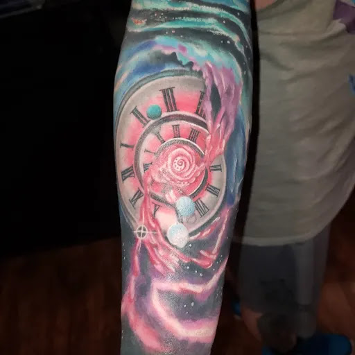 Explore coral tattoo ideas, creative tattoo ideas in Pearland, available at Black List Tattoo & Piercing Co.