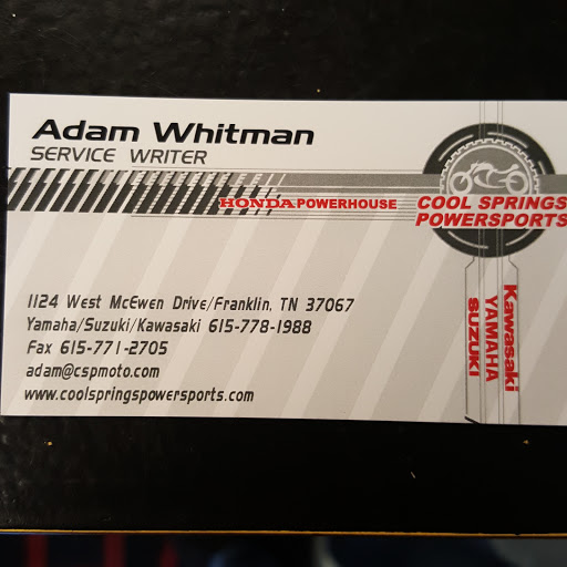 Motorsports Store «Cool Springs Powersports», reviews and photos, 1124 W McEwen Dr, Franklin, TN 37067, USA