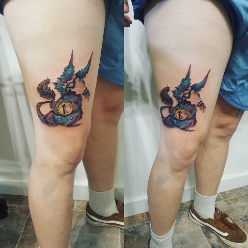 Explore barber tattoo ideas, creative tattoo ideas in Ilion, available at Karma ink tattoo & art studio