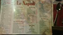 Le Napoli à Annecy menu