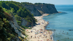 Foto von Donskoe Beach mit lange, gerade küste