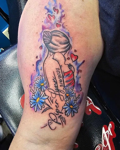 Explore chemistry tattoo ideas, creative tattoo ideas in Williamsport, available at Tats Tattoo Zoo