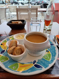 Soupe de potiron du Restaurant de fruits de mer Le Belem Restaurant | Restaurant Concarneau - n°1