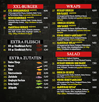 Menu / carte de American Burger à Düren