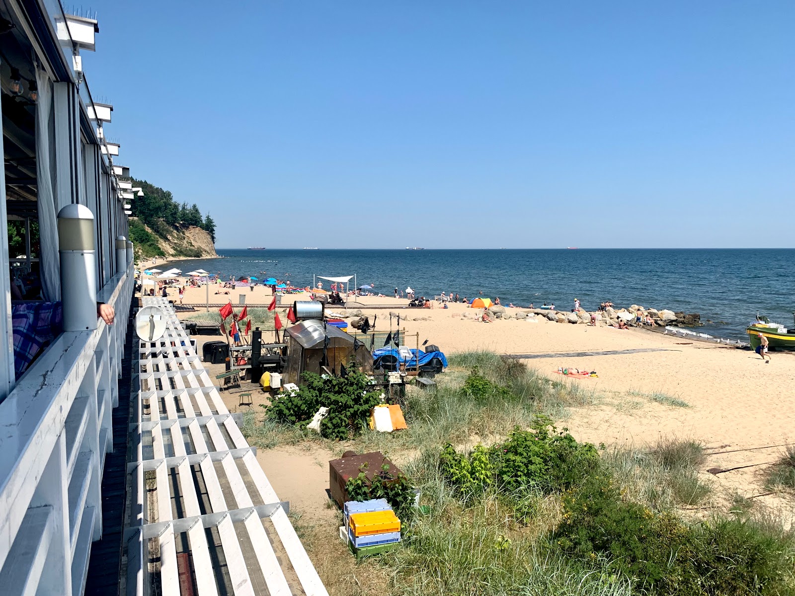 Foto van Gdynia-Orlow beach - goede huisdiervriendelijke plek voor vakantie