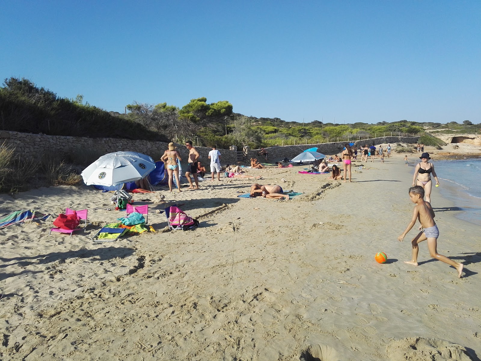 Photo de Fanos beach situé dans une zone naturelle