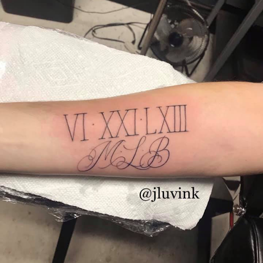 Explore may birthday tattoo ideas, creative tattoo ideas in Sanford, available at Luv Ink